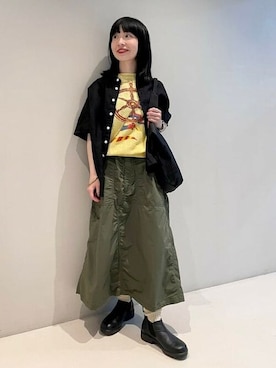 「アイテム（腕時計）」を使った、BEAMS BOYさん（レディース・151cm）の春コーディネート