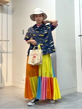 BEAMS BOYさん（レディース・159cm）の春コーディネート