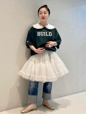 BEAMS BOYさん（レディース・153cm）の春コーディネート