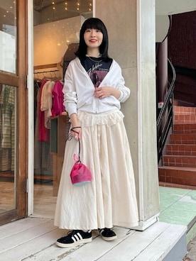 BEAMS BOYさん(レディース・151cm)の春コーディネート