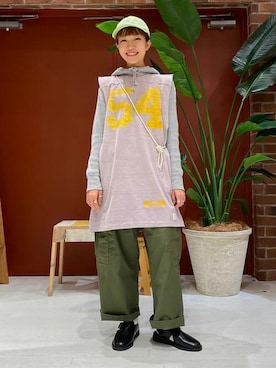 BEAMS BOYさん（レディース・151cm）の春コーディネート