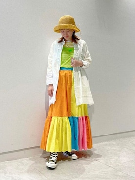 BEAMS BOYさん（レディース・156cm）の春コーディネート