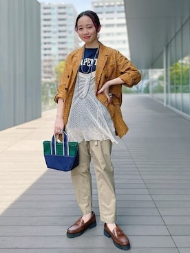 BEAMS BOYさん（レディース・153cm）の春コーディネート