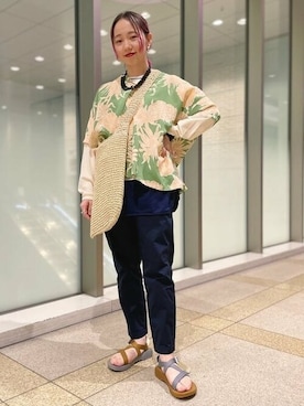 BEAMS BOYさん（レディース・153cm）の春コーディネート