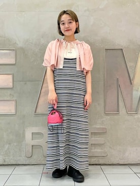 BEAMS BOYさん（レディース・153cm）の春コーディネート