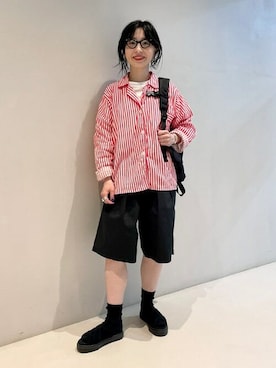 「BEAMS BOY（ビームスボーイ）の【別注】GREGORY / NICE DAY NEW（バックパック/リュック）」を使った、BEAMS BOYさん（レディース・151cm）の春コーディネート
