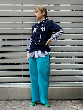 BEAMS BOYさん（レディース・153cm）の春コーディネート