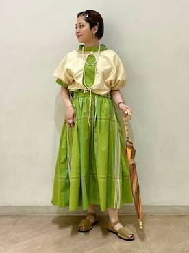 BEAMS BOYさん（レディース・154cm）の春コーディネート