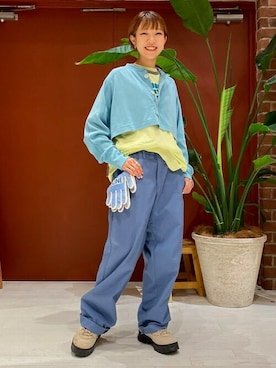 BEAMS BOYさん(レディース・151cm)の春コーディネート