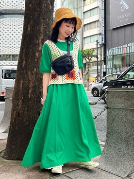 BEAMS BOYさん（レディース・151cm）の春コーディネート