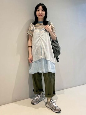 BEAMS BOYさん（レディース・151cm）の春コーディネート