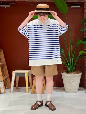 BEAMS BOYさん（レディース・161cm）の春コーディネート