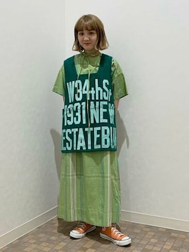 BEAMS BOYさん（レディース・148cm）の春コーディネート