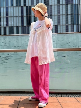 BEAMS BOYさん（レディース・153cm）の春コーディネート