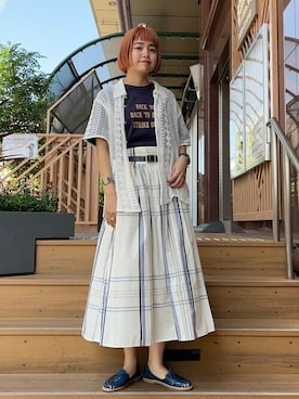 BEAMS BOYさん（レディース・160cm）の夏コーディネート