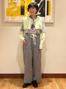 BEAMS BOYさん（レディース・153cm）の夏コーディネート