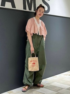 BEAMS BOYさん（レディース・157cm）の夏コーディネート