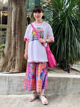 BEAMS BOYさん（レディース・158cm）の夏コーディネート