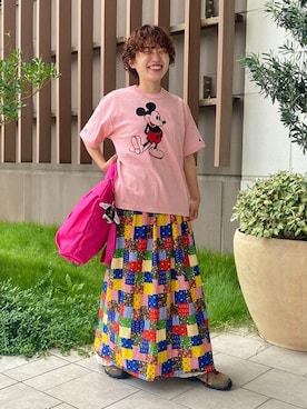「BEAMS BOY（ビームスボーイ）のアイテム（財布/小物）」を使った、BEAMS BOYさん（レディース・155cm）の夏コーディネート