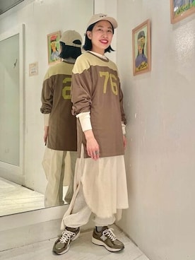 BEAMS BOYさん（レディース・159cm）の夏コーディネート