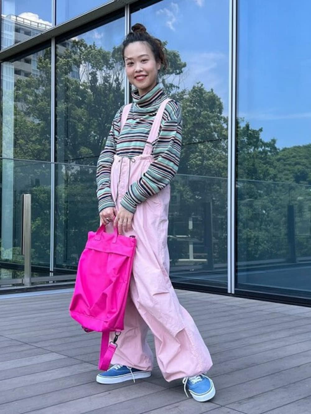 beamsboy オーバーパンツガーメントダイ サロペット グリーン BEAMS BOY（ビームスボーイ）の「BEAMS BOY / US ARMY オーバー