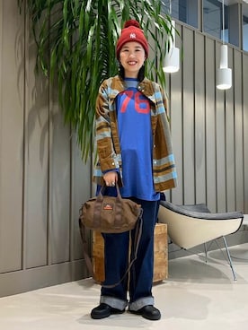「Gregory」｜「アイテム（帽子）」を使った、BEAMS BOYさん（レディース・163cm）の夏コーディネート