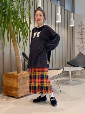 BEAMS BOYさん（レディース・153cm）の夏コーディネート