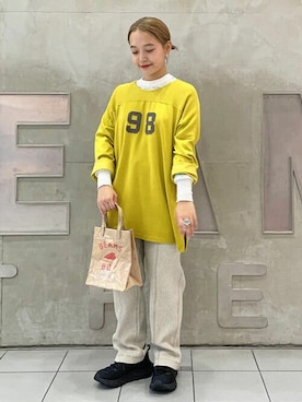 BEAMS BOYさん（レディース・153cm）の秋コーディネート