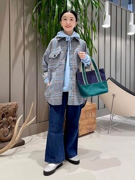 BEAMS BOYさん（レディース・151cm）の秋コーディネート