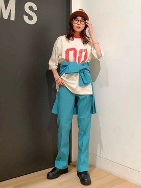 BEAMS BOYさん（レディース・163cm）の秋コーディネート