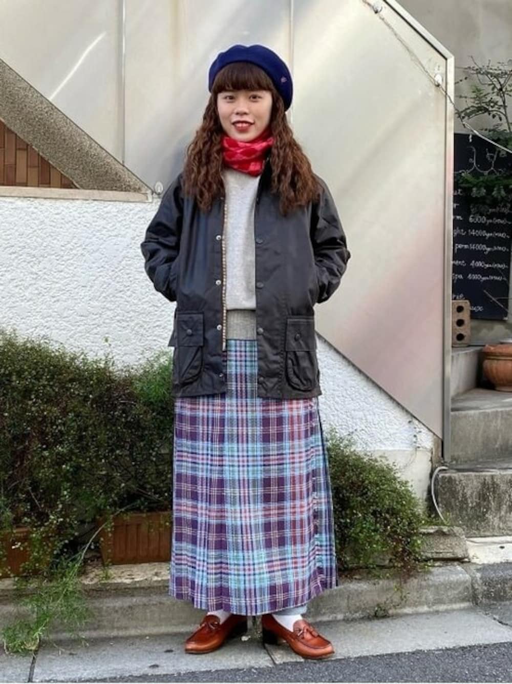 BEAMS BOY / チェック キルト スカートを使った人気ファッション