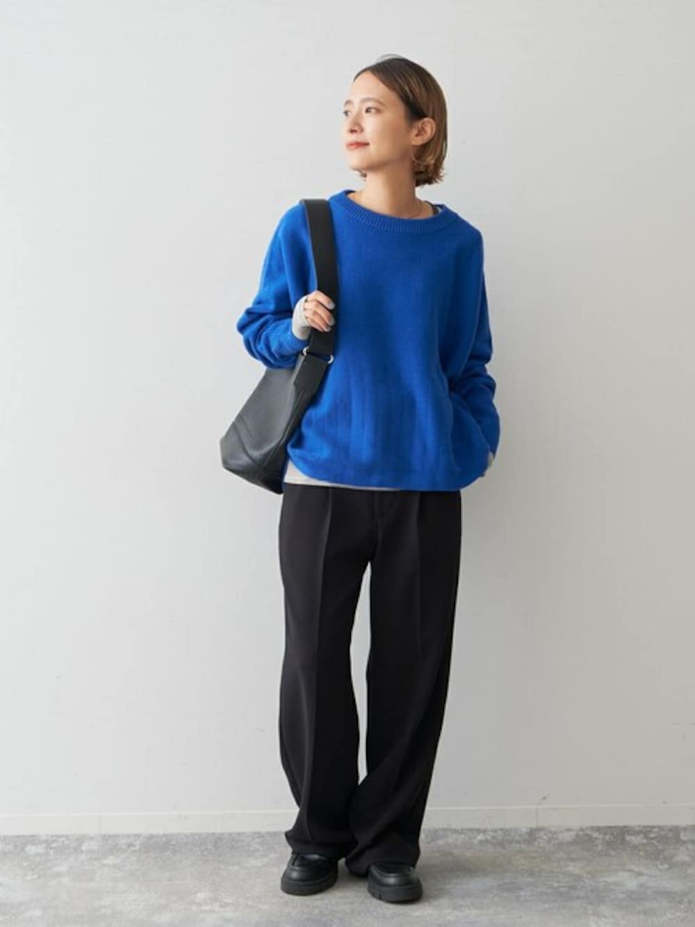 Spick & Span（スピックアンドスパン）の「バルキーヤーン ドルマン  