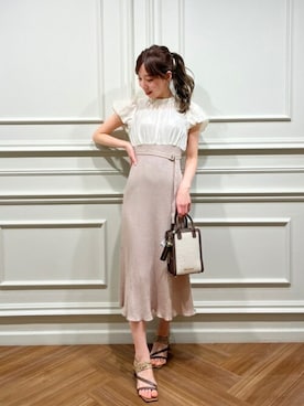 「JILL by JILL STUART（ジルバイジルスチュアート）のアイテム」を使った、JILL by JILL STUART STAFFさん（レディース・161cm）の春コーディネート