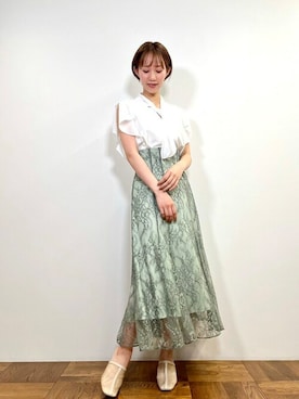「JILL by JILL STUART（ジルバイジルスチュアート）のアイテム」を使った、JILL by JILL STUART STAFFさん（レディース・158cm）の夏コーディネート