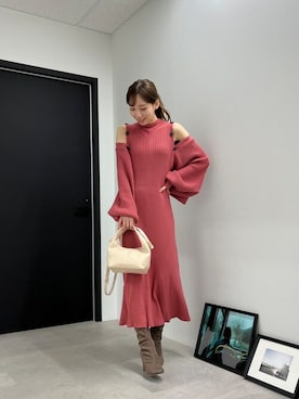 「肌見せ」｜JILL by JILL STUART STAFFさん（レディース・161cm）の秋コーディネート