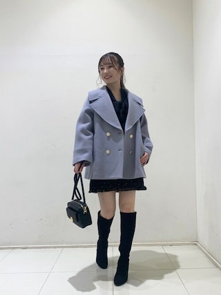 JILL BY JILLSTUART♡ウールカルゼPコート ピンクベージュS JILL BY JILLSTUART♡ウールカルゼPコート ピンクベージュS JILL
