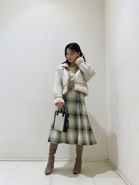 「JILL by Jillstuart」｜「アイテム（ジャケット/アウター）」を使った、JILL by JILL STUART STAFFさん（レディース・157cm）の秋コーディネート