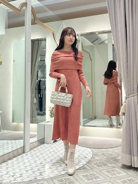 「きれいめコーディネート」｜JILL by JILL STUART STAFFさん（レディース・166cm）の冬コーディネート