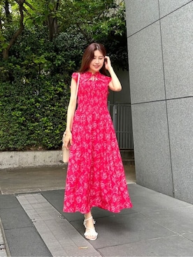 「JILL by JILL STUART（ジルバイジルスチュアート）のアイテム（サンダル）」を使った、JILL by JILL STUART STAFFさん（レディース・158cm）の春コーディネート
