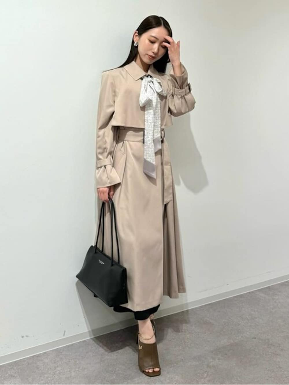 JILL BY JILLSTUART スカーフ付きトレンチコート スカーフ付きドレストレンチコート | JILL by JILL STUART（ジル