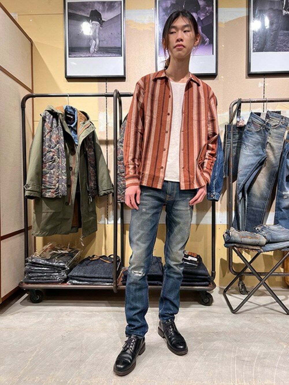 ヌーディージーンズ　THIN FINN「DAVID REPLICA」 Nudie Jeans ヌーディージーンズ THIN FINN「DAVID REPLICA