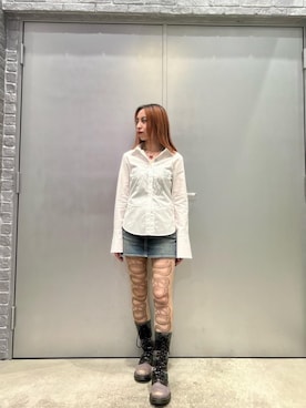 「アイテム（タイツ/ストッキング）」を使った、RINAさん（レディース・152cm）の夏コーディネート
