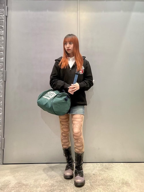 ヒステリック グラマー y2k バックレースアップ マイクロミニデニムスカート HYSTERIC GLAMOUR｜バックレースアップ マイクロミニデニム