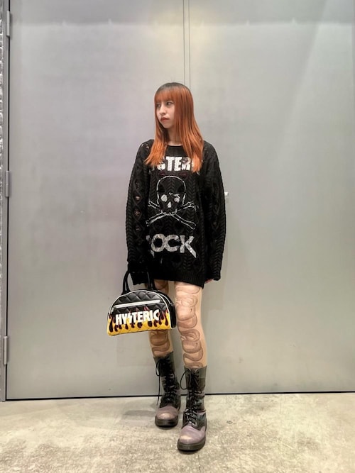 ヒステリックグラマー セカンドスキン スネークループ HYSTERICGLAMOUR