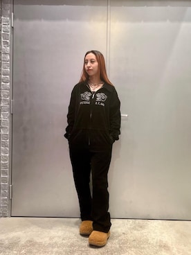 「HYSTERIC GLAMOUR（ヒステリックグラマー）のアイテム（ベスト）」を使った、RINAさん（レディース・152cm）の秋コーディネート