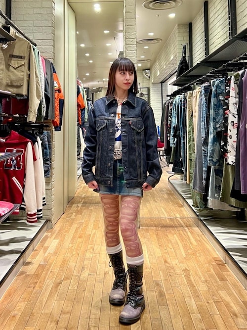 HYSTERIC GLAMOUR（ヒステリックグラマー） デニムスカート バック
