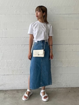 公式 Calvin Kleinさん（レディース・153cm）の夏コーディネート