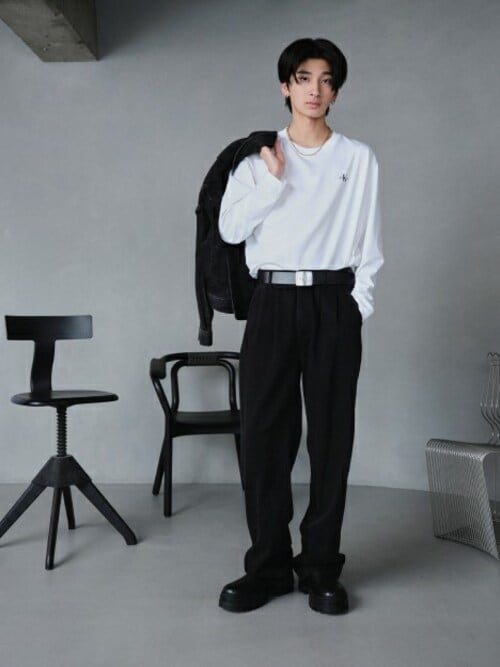 キミンテ ストレートパンツ ブラック 0400011078713cl_79?$VS_1500$