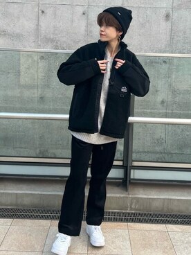 「WILD THINGS（ワイルドシングス）のアイテム（パンツ）」を使った、GLOSTER stylingさん（レディース・164cm）の秋コーディネート