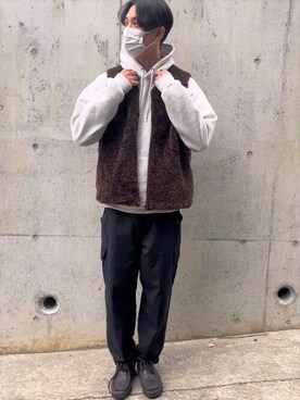 GLOSTER stylingさん（メンズ・183cm）の冬コーディネート